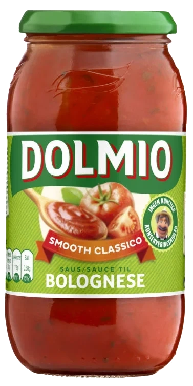 Pastasaus Bolognes Smooth Tomato 500g Dolmio