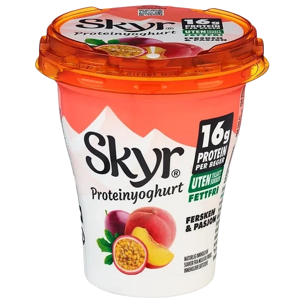 Skyr Fersken&pasjonsfrukt 160g Q