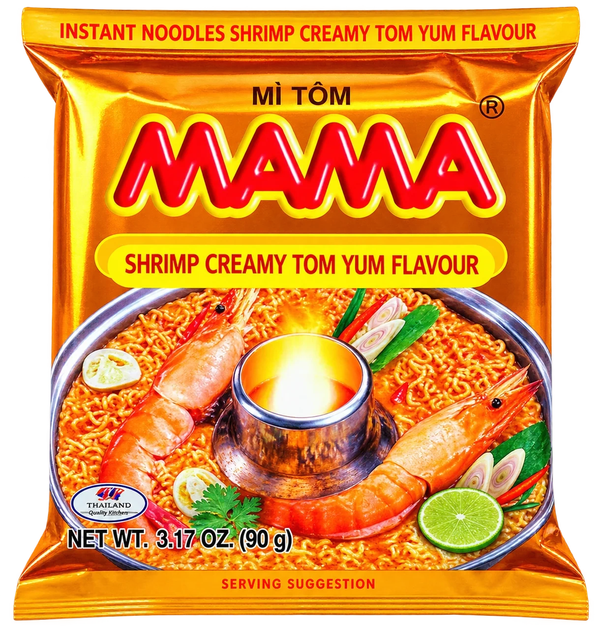 Mama Inst Noodles Shrimp Cream Tom Yum Flavour 90g