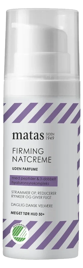 Matas Striber Firming Night Creme For Very Dry Skin Fragrance Free 50 ml