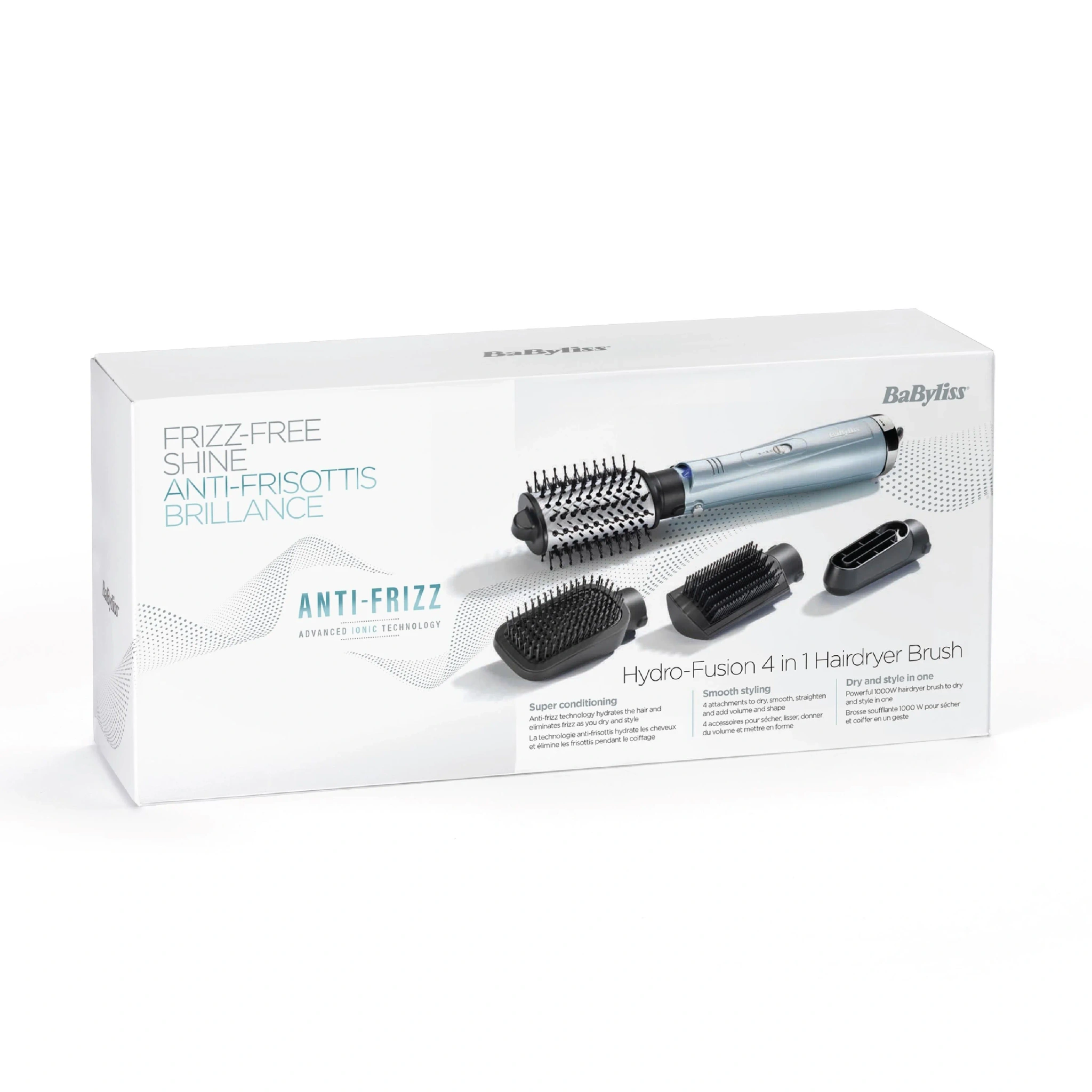 BaByliss Hydro Fusion 4-in-1 Hair Dryer Brush