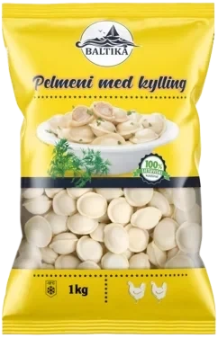 Pelmeni Baltiske med Kylling