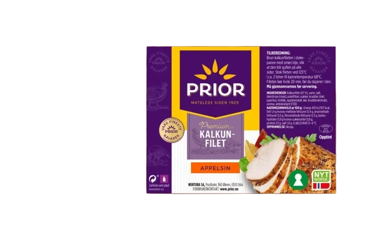 Kalkunfilet Appelsin 1,8kg Pk