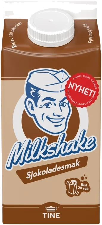 Tine milkshake sjokolade    250ml