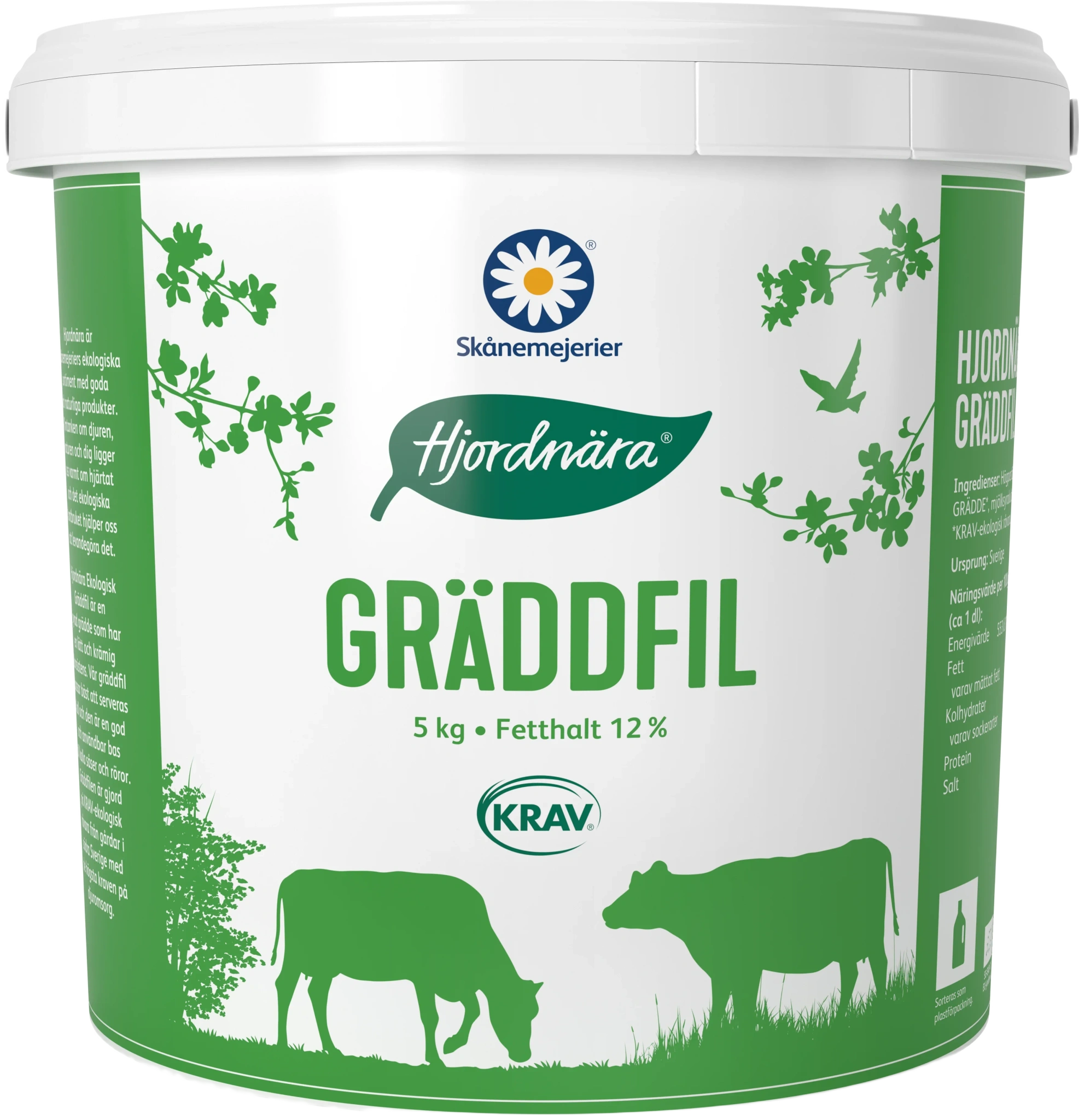 Ekologisk Gräddfil 12% KRAV