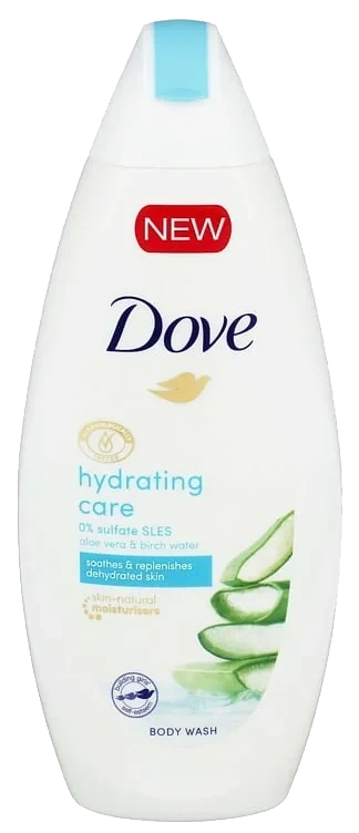 Dove dusjsåpe hydrating care 225ml
