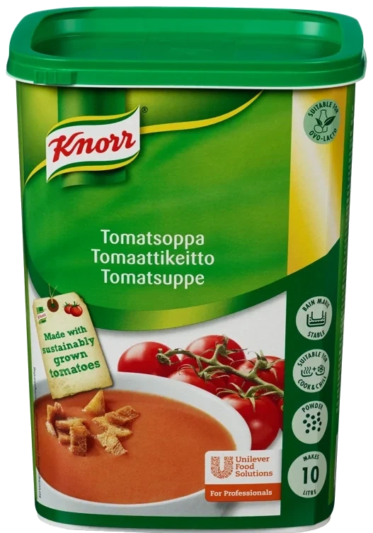 Tomatsuppe pulver    10l     1kg