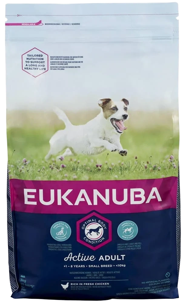 Dog Adult Active Small Breed 3 kg