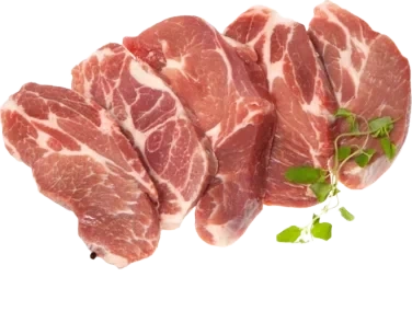 Svin nakkekott benfri kg