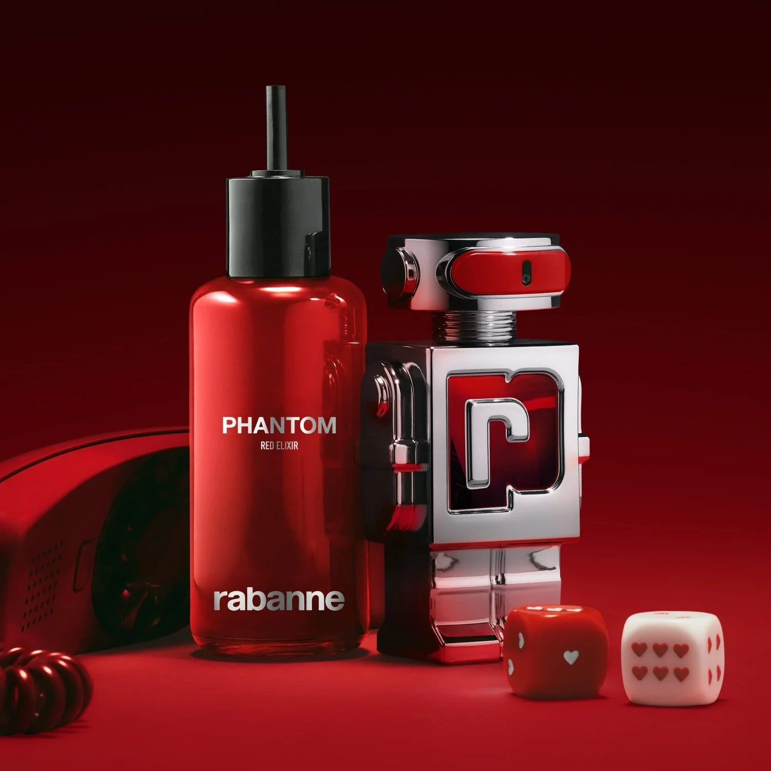 Rabanne Phantom In Red Eau de Parfum 200 ml, Refill