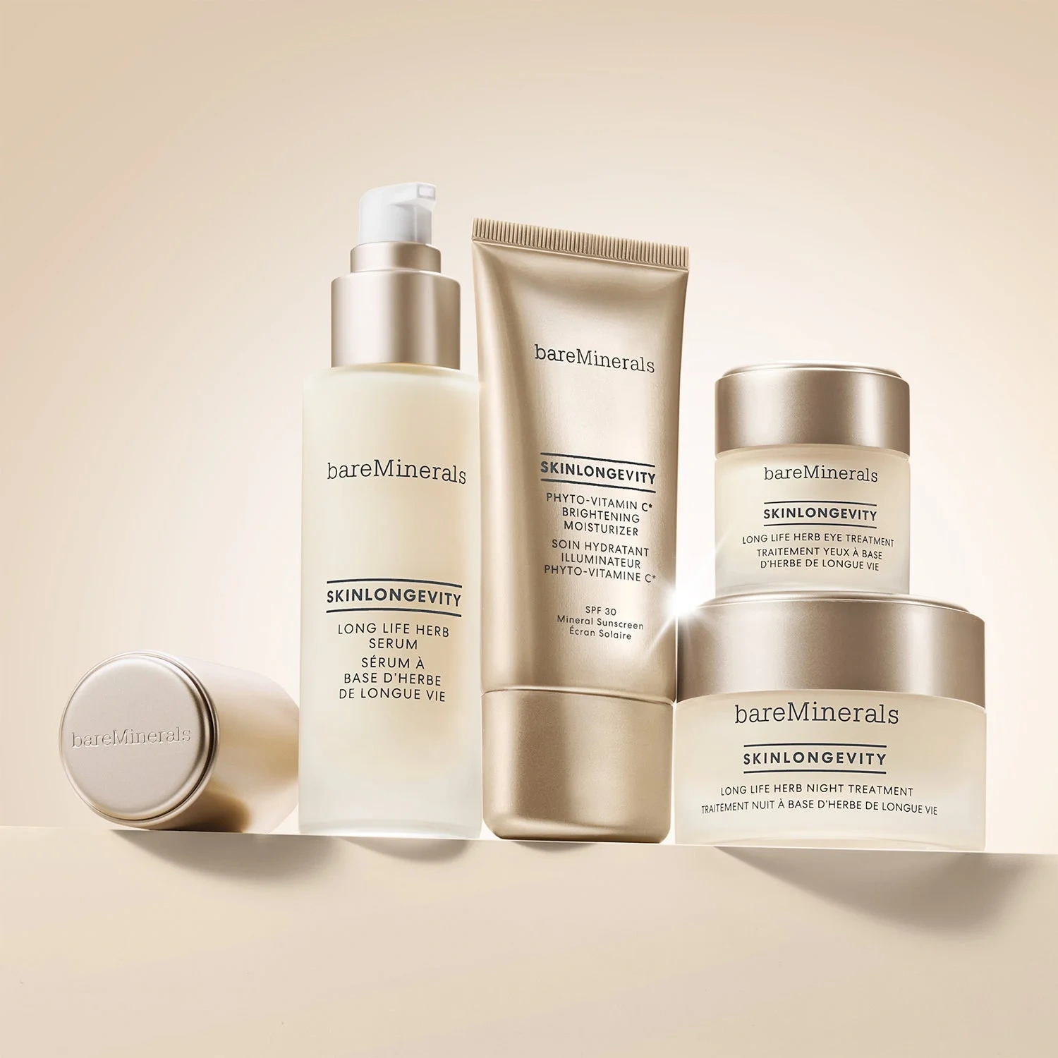 bareMinerals Skinlongevity Phyto-Vitamin C Brightening Moisturizer Mineral SPF30 50 ml