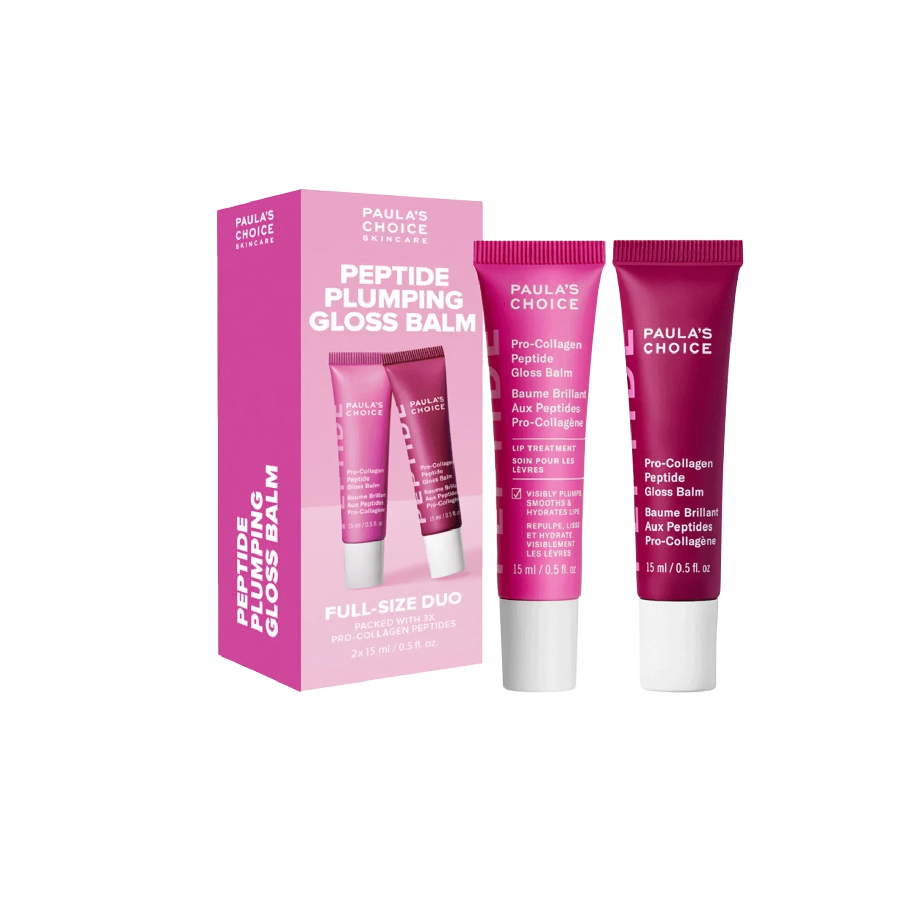 Paula's Choice The Peptide Plumping Gloss Balm Duo Paula's Choice The Peptide Plumping Gloss Balm Duo