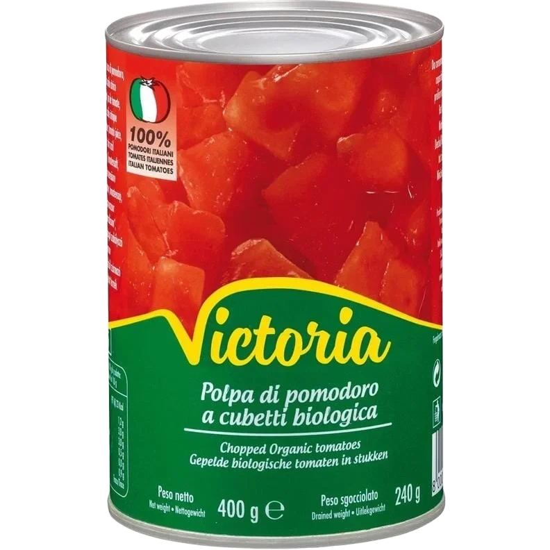 Tomater Hakkede Italiensk Økol. 400g