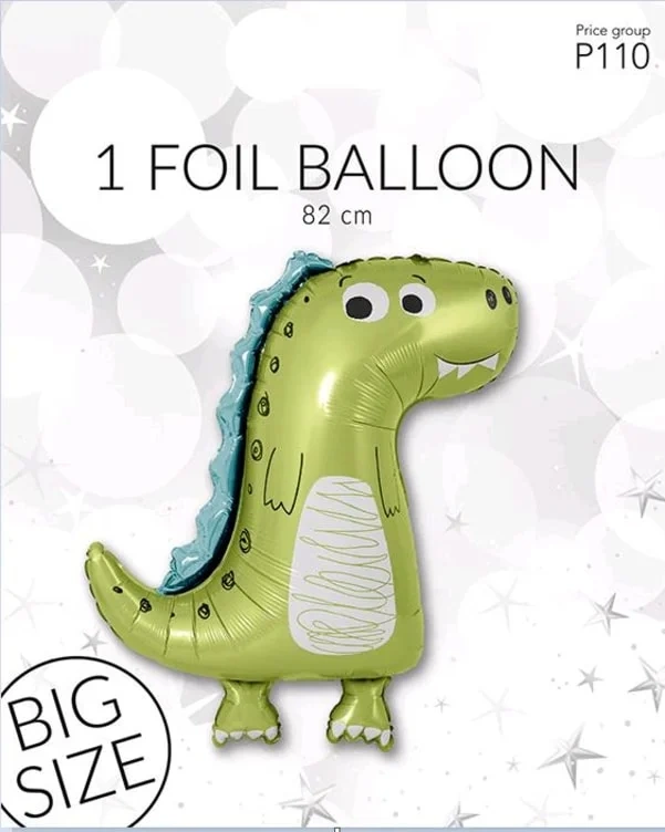 Folieballong Dino 82cm