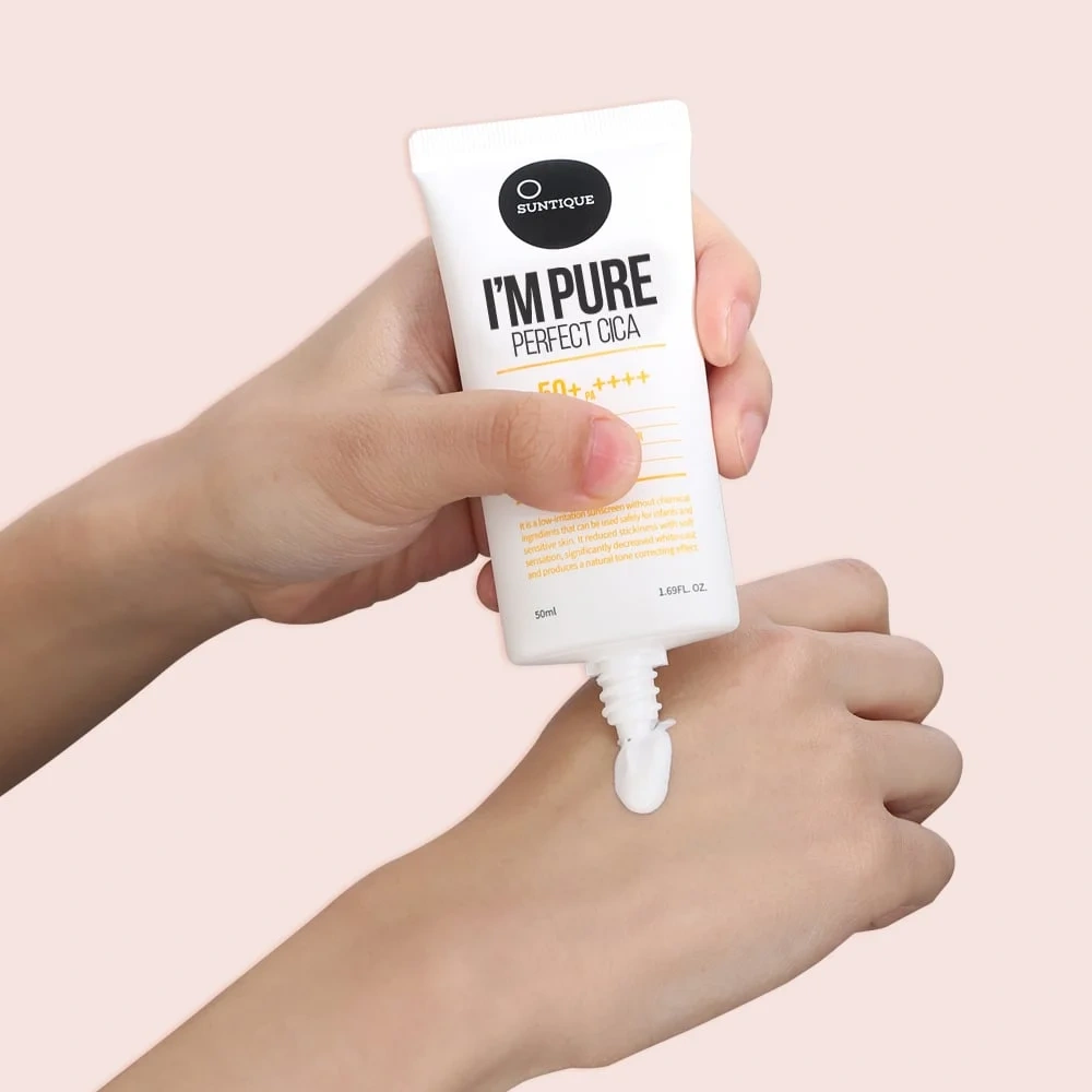 Suntique I’m Pure Perfect Cica SPF50+ PA++++, 50 ml