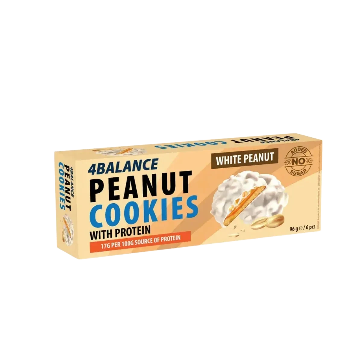 AB Protein Peanut Cookies White 96 g