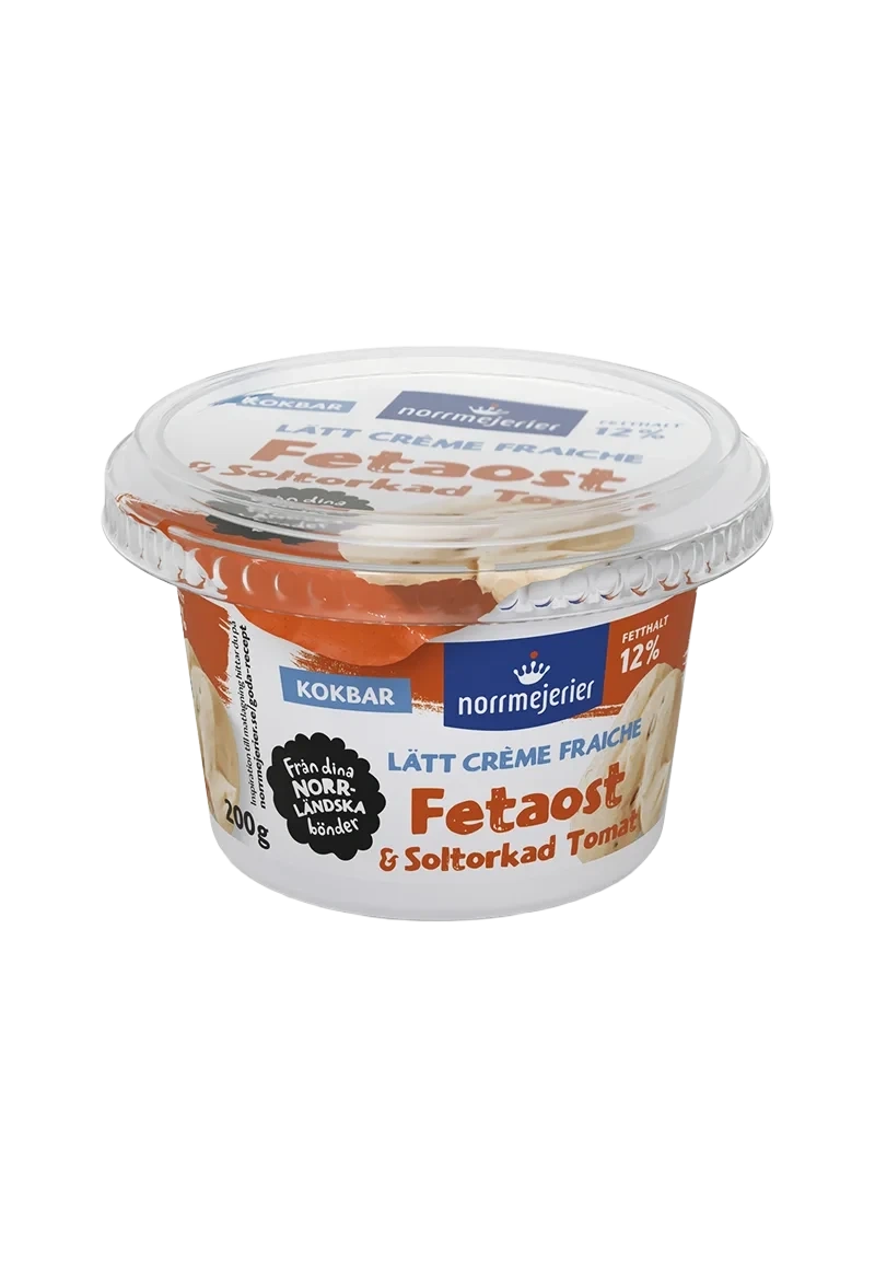 L CremeFraiche 12% Fetaost/Solt t