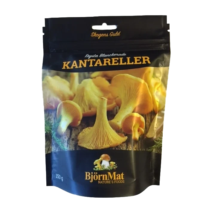 Frysta Kantareller, blancherade