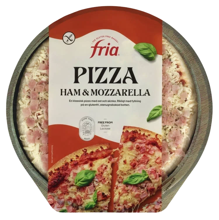 Skinke&Ost Pizza glutenfri 420g Fria