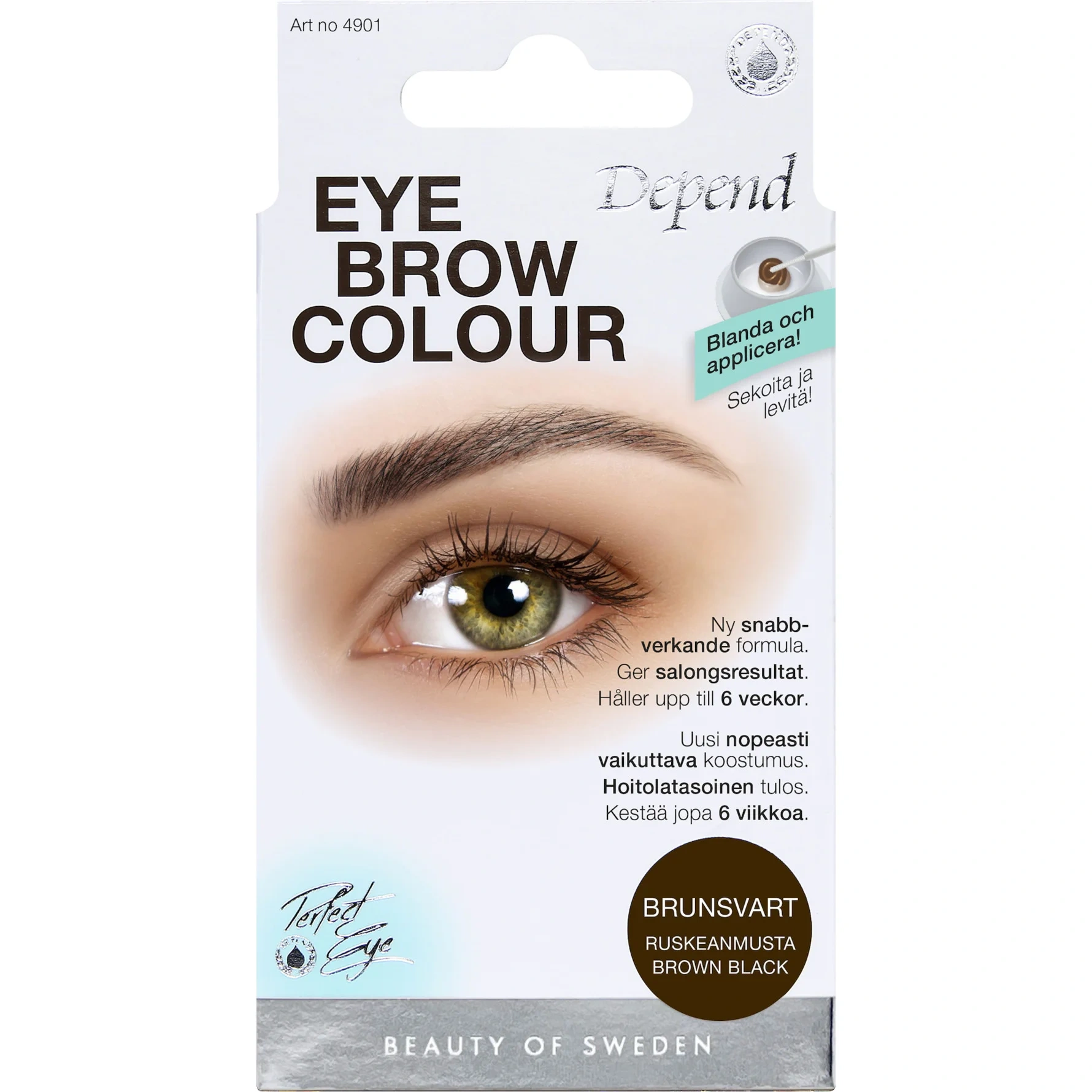 Depend Eyebrow Colour Brown black
