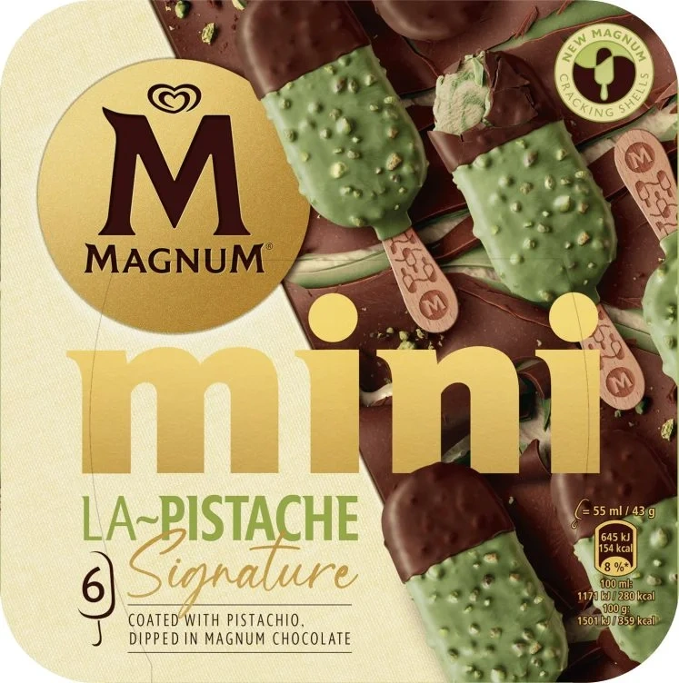 Magnum Småis La Pistache 6x55ml