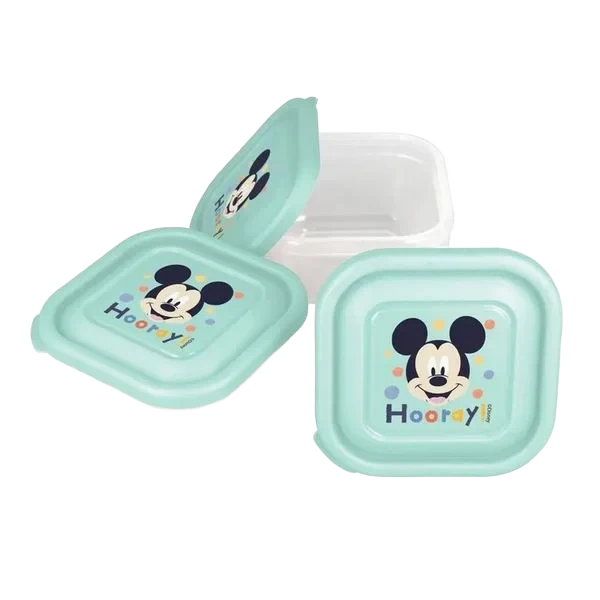Oppbevaringsbokser 3pk - Mickey