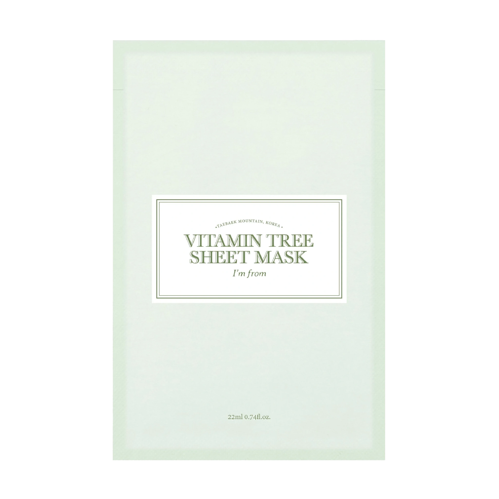 I'm From Vitamin Tree Sheet Mask, 1 stk.
