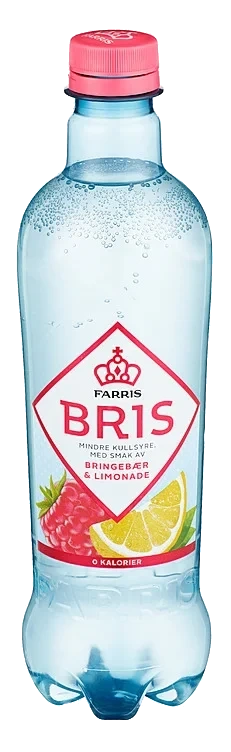 Farris bris bringebær limonade  24x0,5l