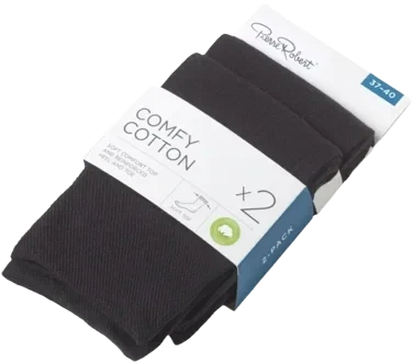 Comfy Cotton X2 37-40 Black