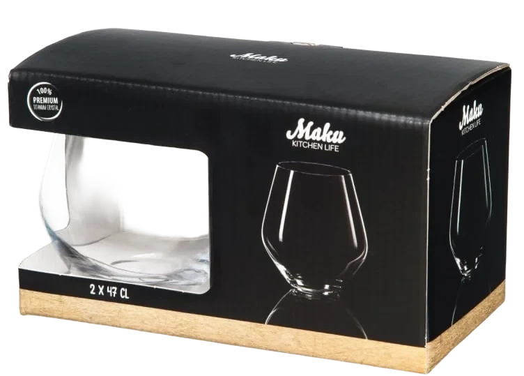 Vann/Whiskeyglass 2stk 47cl Maku