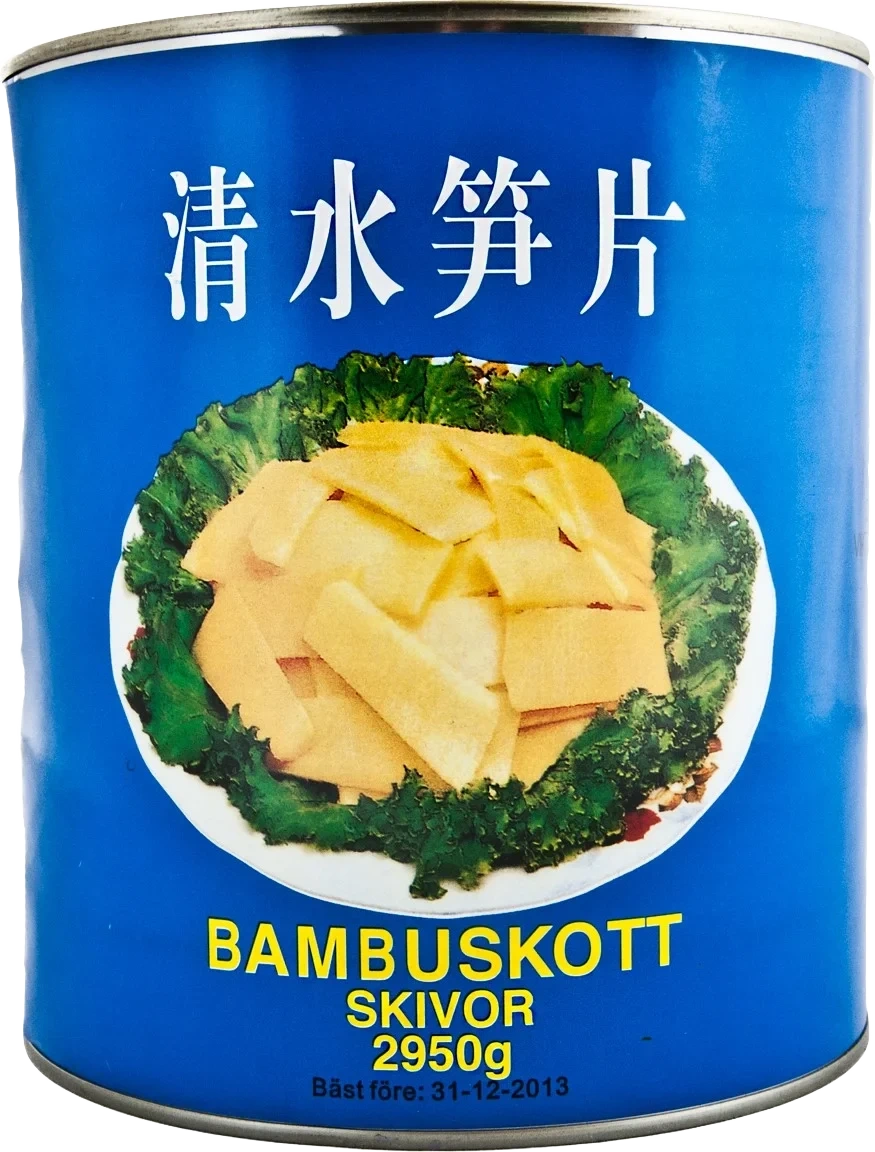 Bambuskott skivor