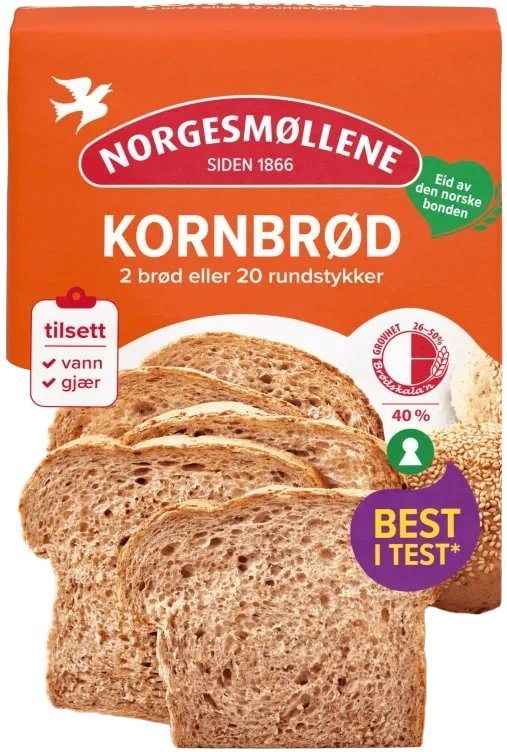 Kornbrød Melmiks 1kg Møllerens