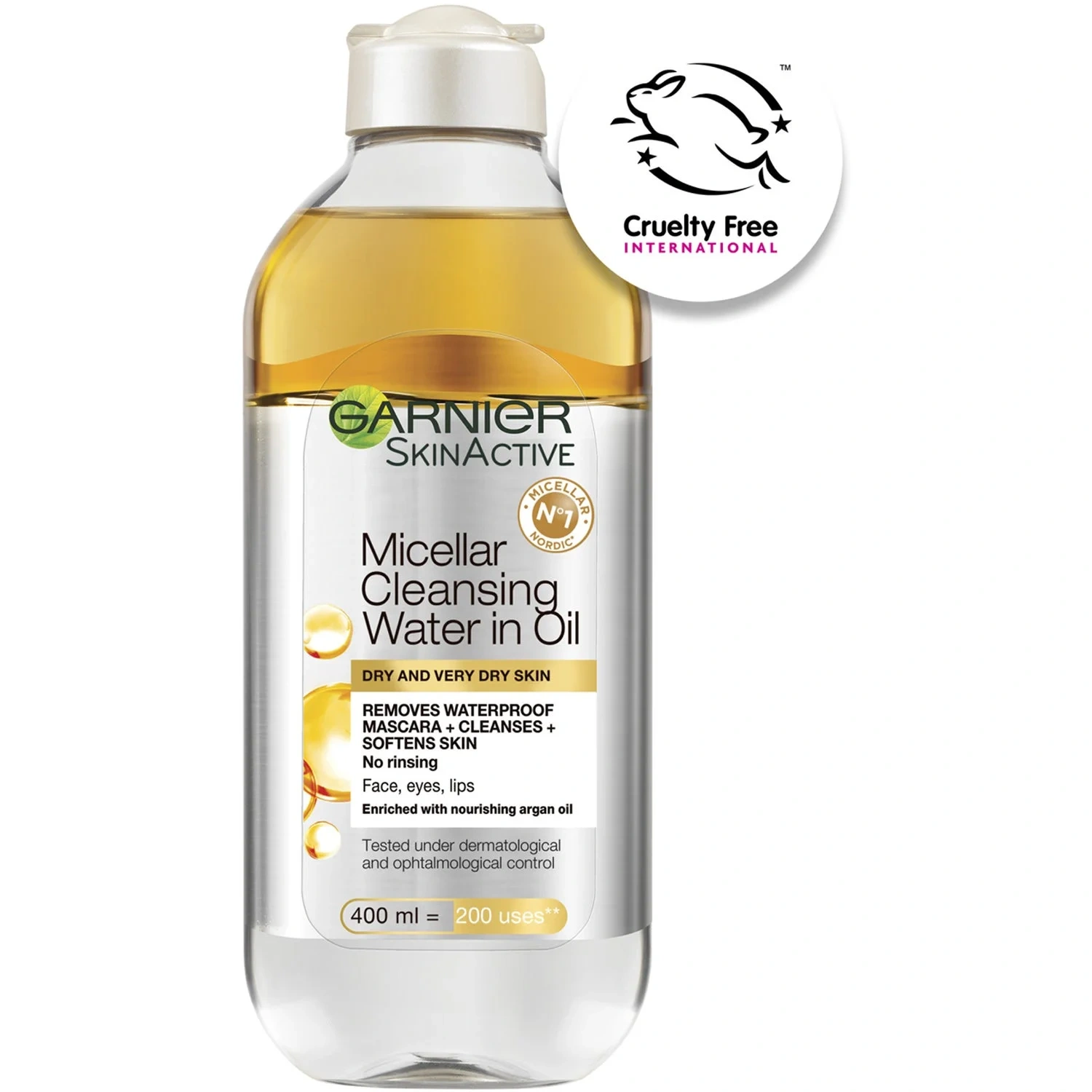 Garnier Skin Active Micellar Water Oil In Water 400ml