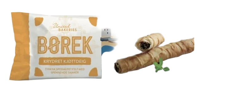 Børek Kjøttdeig 4x100g United Bakeries