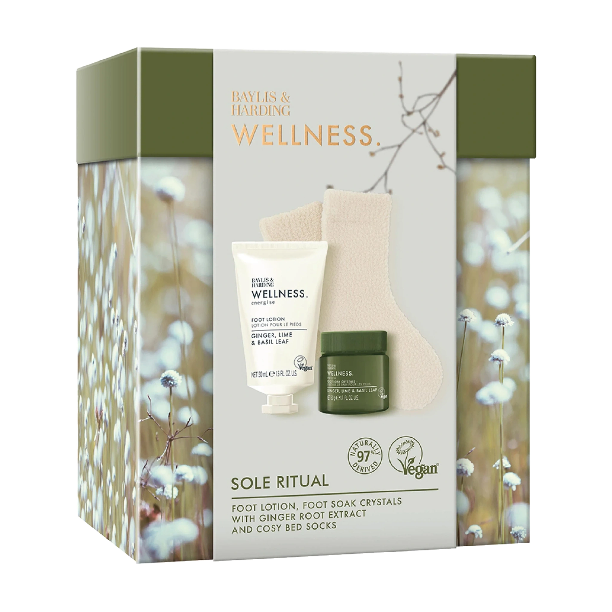 Baylis & Harding Wellness Sole Ritual Gift Set, 1 sett