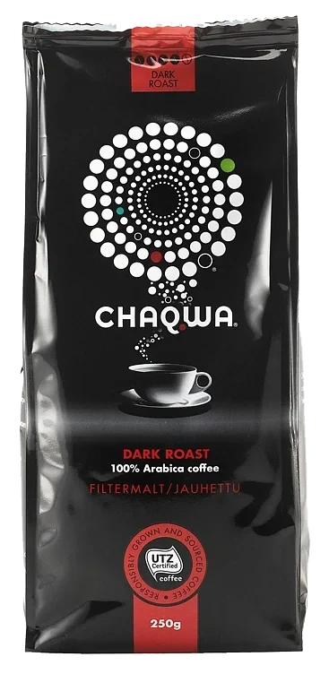 Chaqwa dark roast utz filtermalt   10x250g