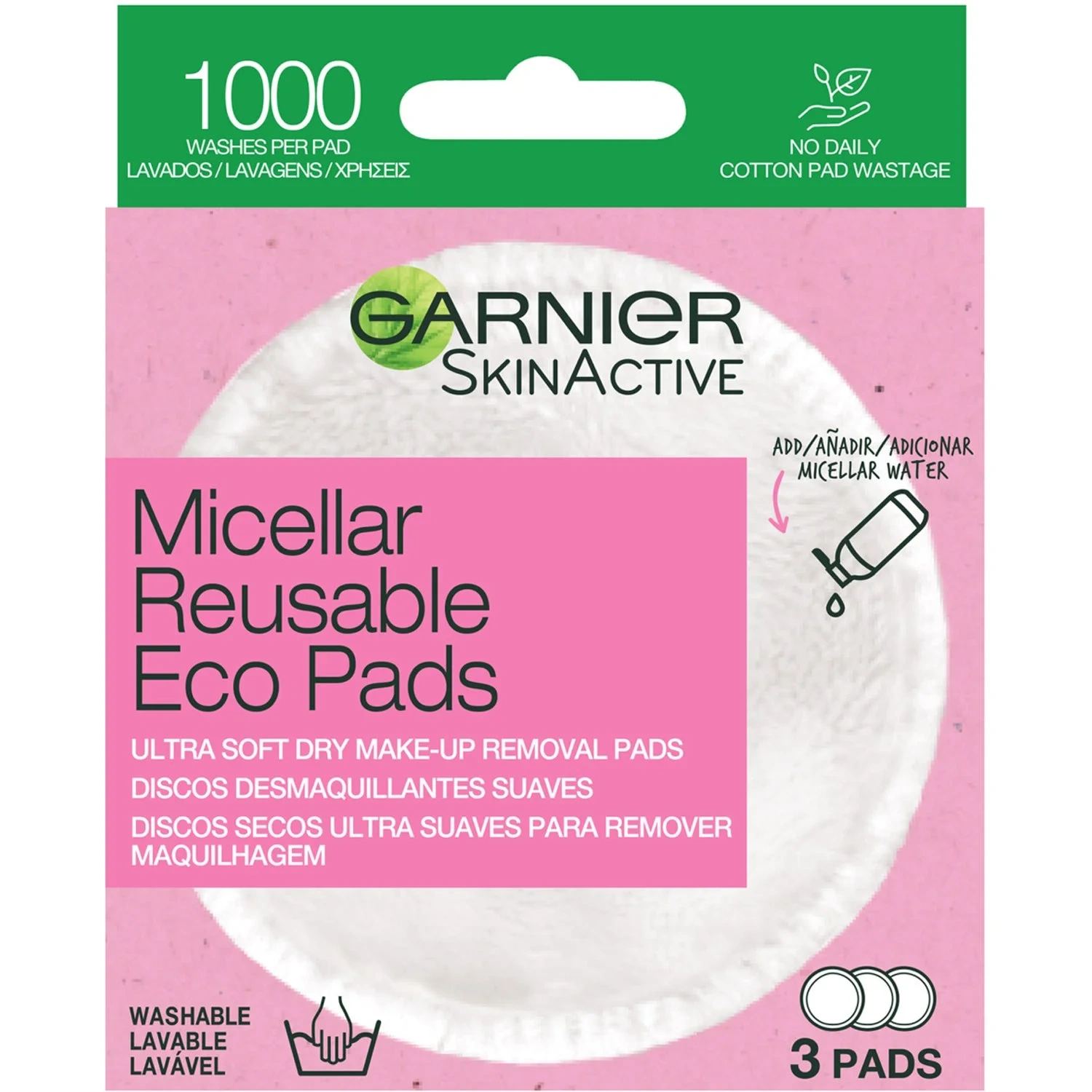 Garnier Skin Active Micellar Reusable Eco Pads