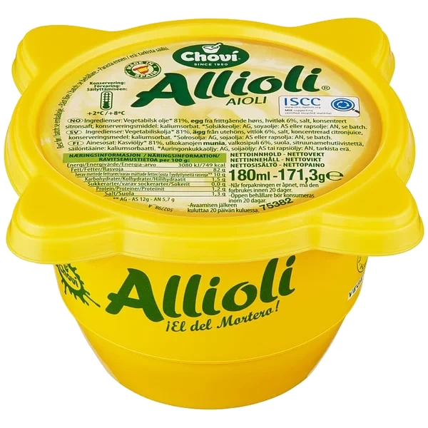 Allioli 180ml Chovi