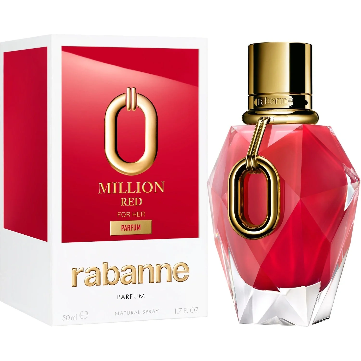 Rabanne Million Red For Her Parfum 50 ml