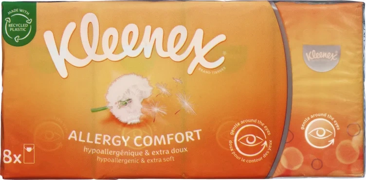 Kleenex Lommetørkle Allergy Comfort 8x9stk