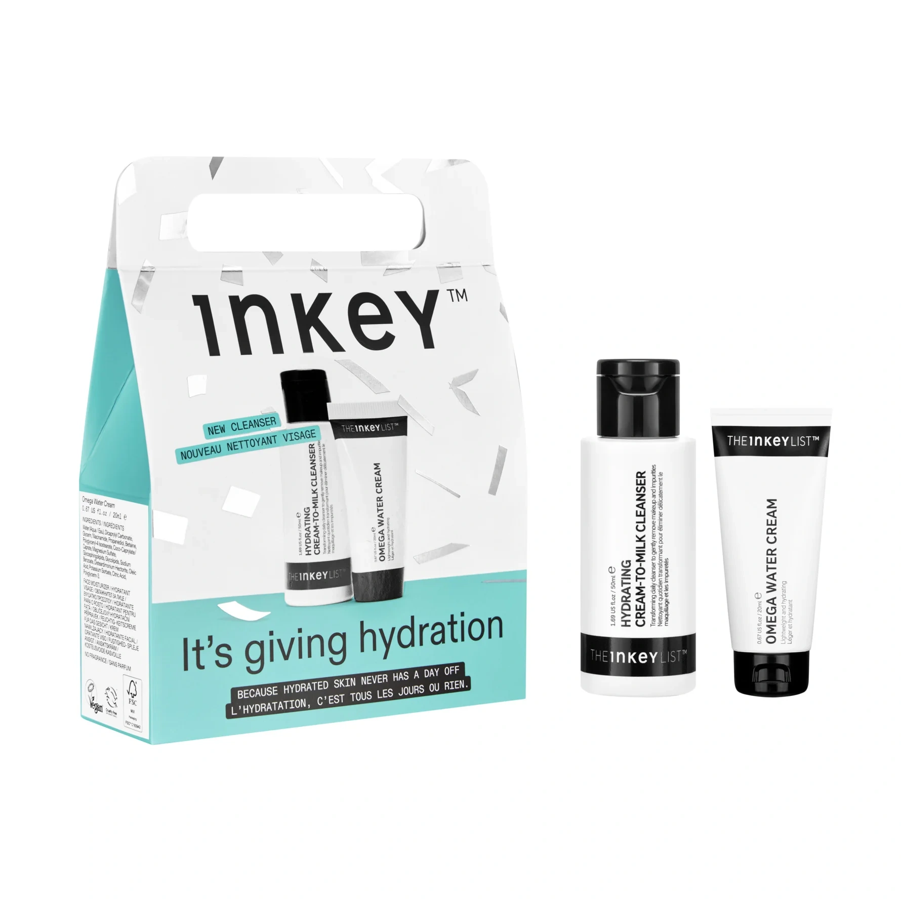 The INKEY List It's Giving Hydration Gift Box 80 ml