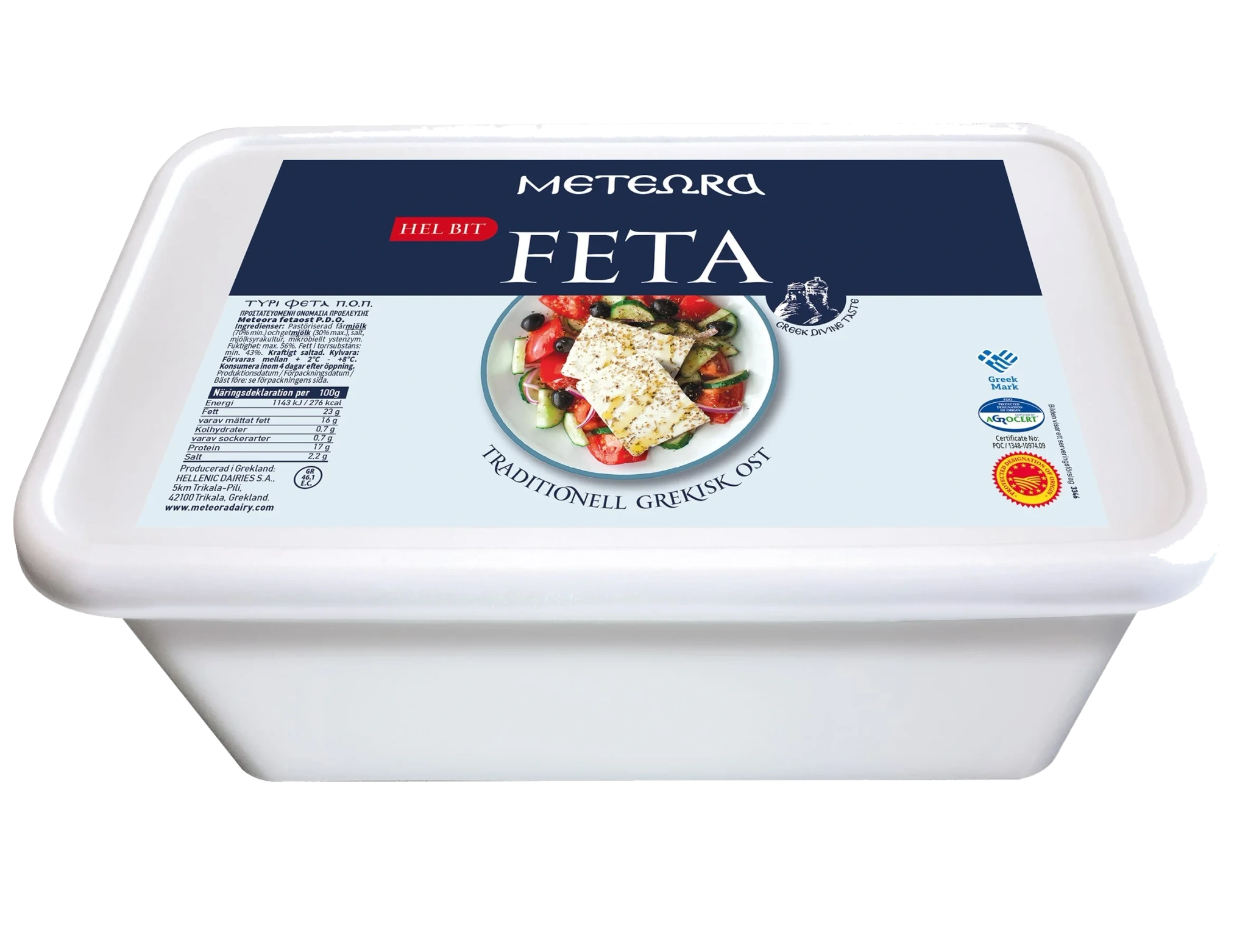 Fetaost hel