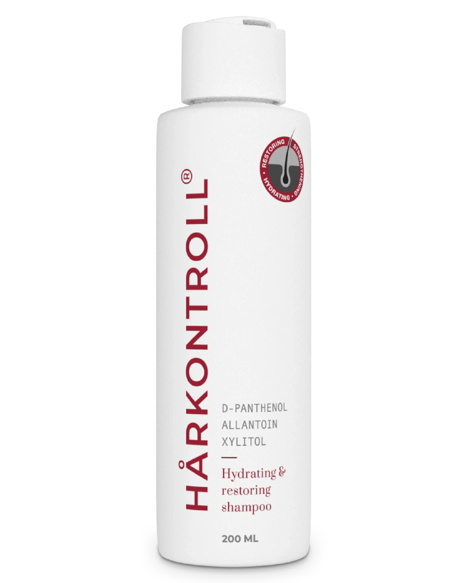 Hårkontroll Hydrating & Restoring sjampo 200 ml