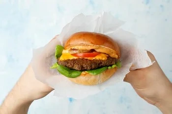 Smashburger 90 g, stekt, nötkött