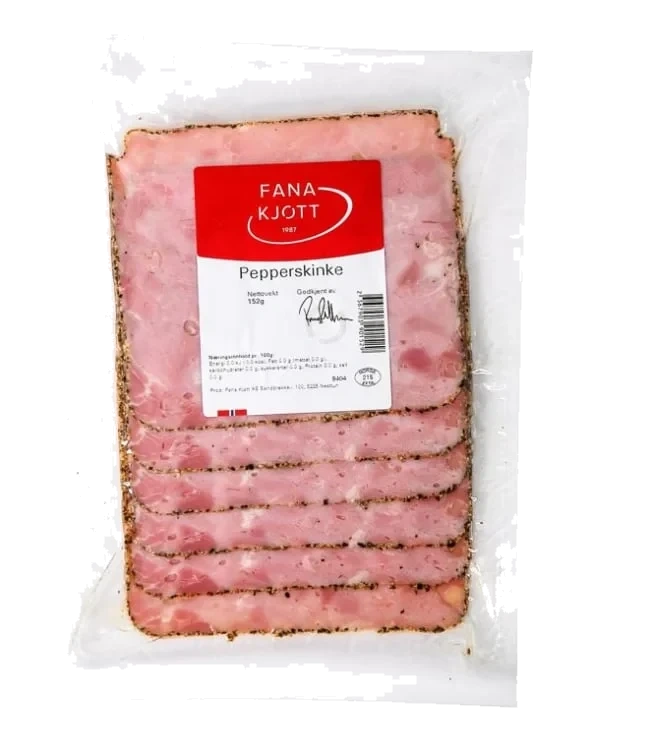 Pepperskinke Ca150g Fana Kjøtt