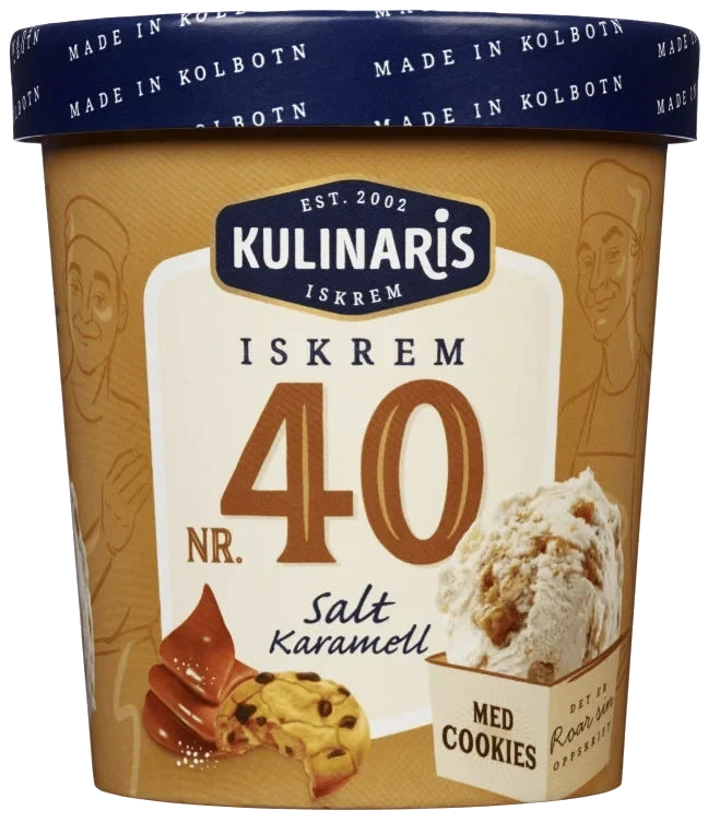 Kulinaris Iskrem Salt Karamel&Cookies 0,5l
