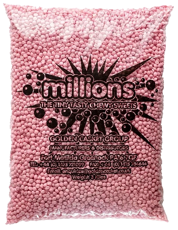 Millions jordbærdrops 3kg