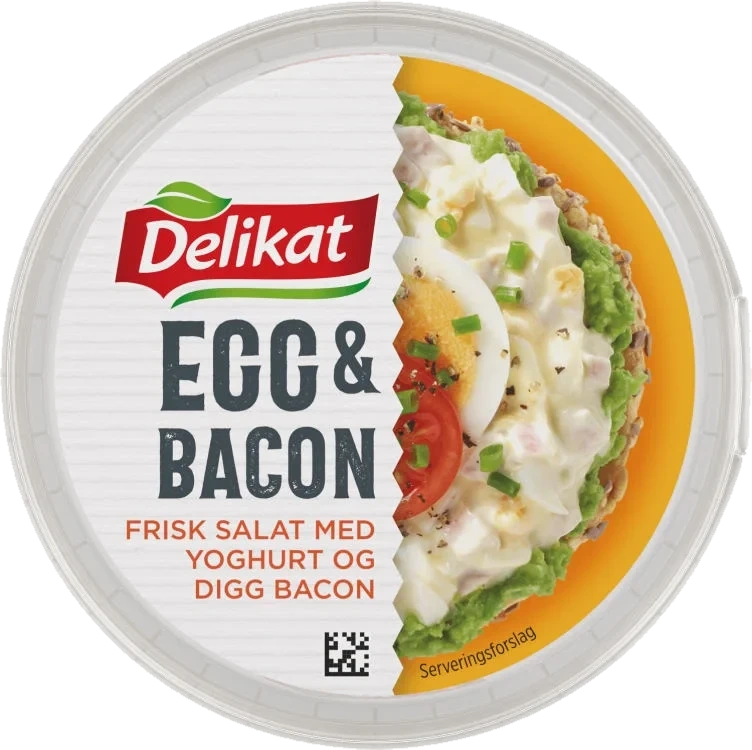 Egg&Bacon Salat 170g Delikat