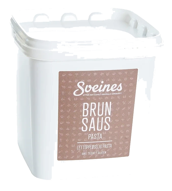 Brun saus pasta, gl.fri 35l       5kg