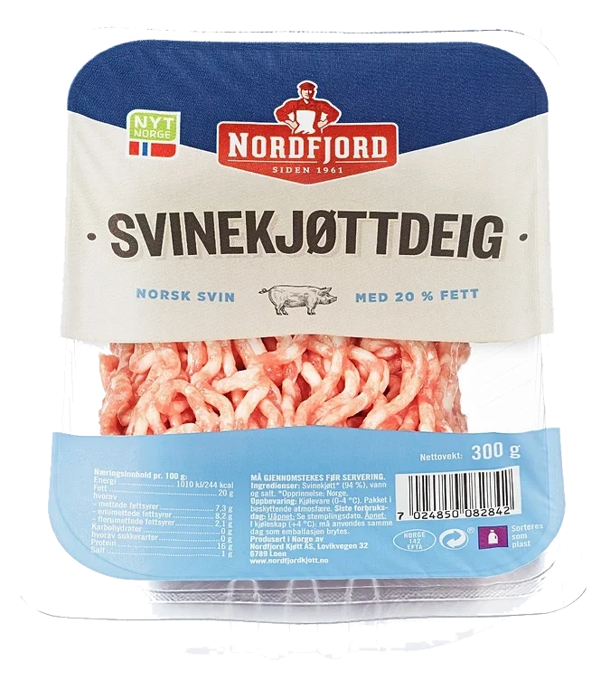 Svinekjøttdeig  20%  300g